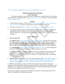 MDH Grant Agreement Sample (PDF)