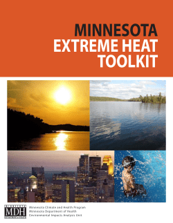 Minnesota Extreme Heat Toolkit