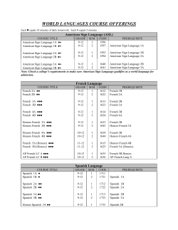 World Language  