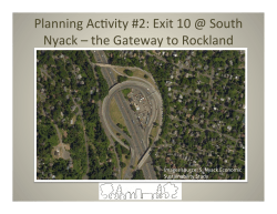 PowerPoint on South Nyack 2016 Group Project