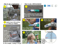 HYDROMETER REFRACTOMETER