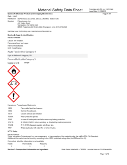 Material Safety Datasheet 25397 (PDF)