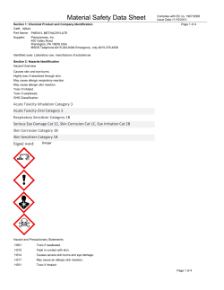 Material Safety Datasheet 02644 (PDF)