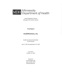 HealthPartners 2015 (PDF: 209KB/16 pages)