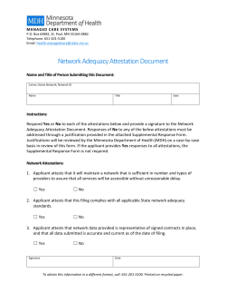 Network Adequacy Attestation Document (Word)