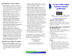 Legal Rights and Consumer Information Brochure-Spanish Version (PDF)
