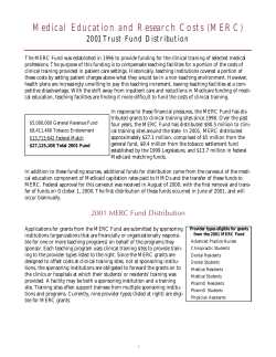 MERC 2001 Fund Distribution (PDF)