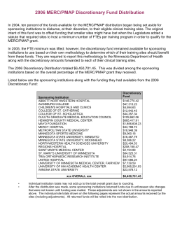 Discretionary Distribution 2006 (PDF)