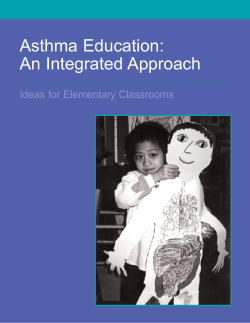 Asthma Education: An Integrated Approach-Ideas for Elementary Classrooms
