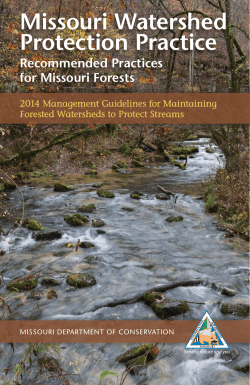 Missouri Watershed Protection Practice
