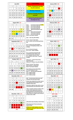 2015-2016 at a Glance