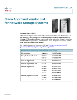 approved hard disk drive
