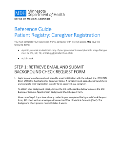 Caregiver Registration (PDF)