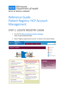 HCP Account Management (PDF)