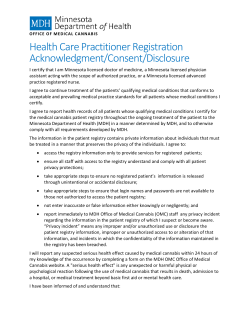 Health Care Practitioner Registration Acknowledgment (PDF)