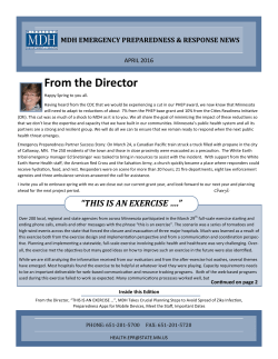 April 2016 Emergency Preparedness Response News (PDF: 584 KB/2 pages)