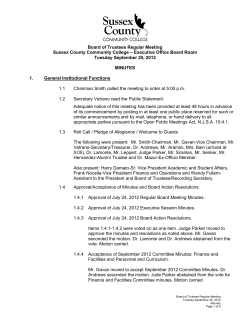 MINUTES September 25, 2012