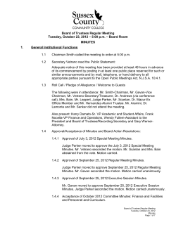 MINUTES October 23, 2012