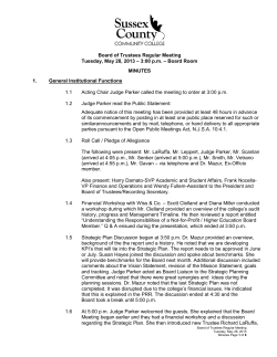 MINUTES May 28, 2013