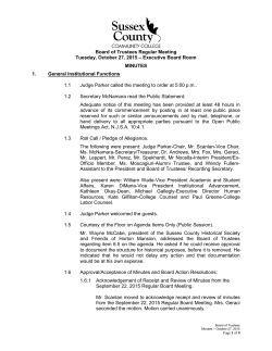 MINUTES October 27, 2015