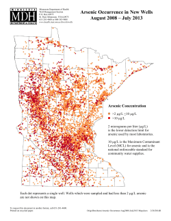 see map on arsenic occurrence
