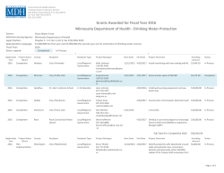 2016 Grant Awards (PDF: 341KB/4 pages)
