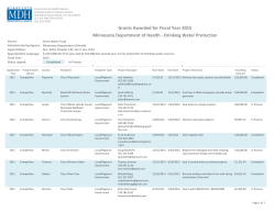 2015 Grant Awards (PDF: 570KB/7 pages)