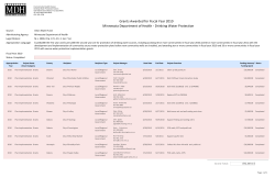 2010 Grant Awards (PDF: 199KB/1 pages)