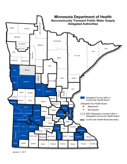 Map of Noncommunity Transient Public Water Supply Delegated Authorities (PDF: 539KB/1 page)