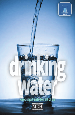 Drinking Water keeping it safe for all of us (PDF: 1.42MB/9 pages)