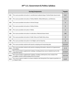 AP Government and Politics