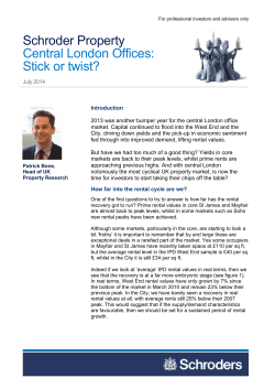 Central London Offices: Stick or twist?