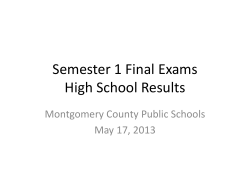 High School Exam Grade and Course Grade Distribution (Districtwide, 2012-2013)