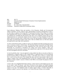 Read Dr. Starr&rsquo;s testimony to the Senate Education, Health, and Environmental Affairs Committee