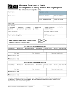 Initial Registration of Ionizing Radiation-Producing Equipment (PDF: 307KB/2 pages)
