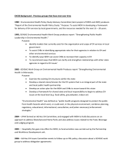 EHCIB Background - Previous groups that have met over time (PDF)