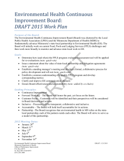 2015 Work Plan - DRAFT (PDF)