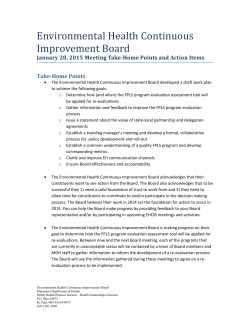 January 2015 Take-Home Points (PDF)