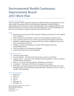 2015 EHCIB Work Plan &ndash; Updated March 2016 (PDF)