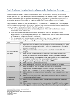 Food, Pools, and Lodging Services Program Re-Evaluation Process (PDF)