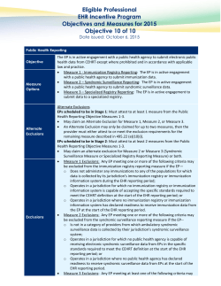 Eligible Professionals (PDF)