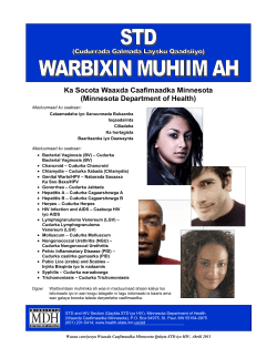 Sexually Transmitted Disease Facts - Somali (PDF: 47 KB/16 pages)