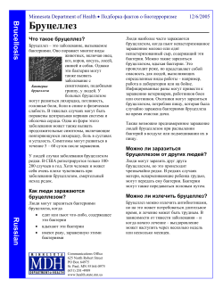 Brucellosis - Russian (PDF: 221KB/2 pages)