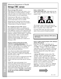 TB Contact Investigations - Bosnian/Croatian/Serbian (PDF: 155KB/2 pages)