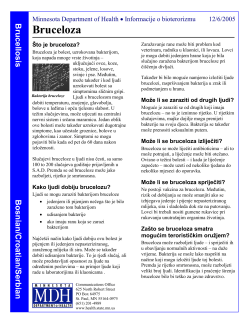 Brucellosis - Bosnian/Croatian/Serbian (PDF: 146KB/2 pages)