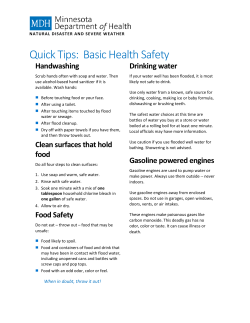 Basic Health Safety - English (PDF: 42KB/2 pages)