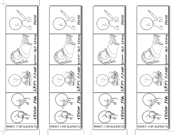 Fight the Flu Bookmark - black and white - Amharic (PDF:418KB/2 pages)