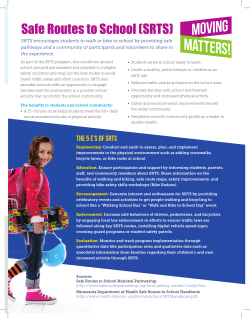 Safe Routes to School