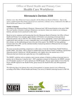 Minnesota's Dentists 2008