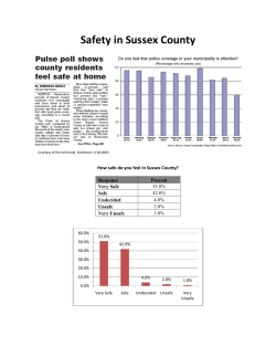Topic #1 – Quality of Life in Sussex County (Published: 12-25-05; 1-29-06)